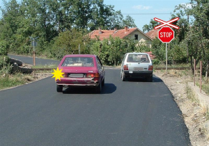 preticanje preko pruge zabranjeno