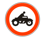 Забрана саобраћаја за мотоцикле<br>(II-12)