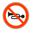 Забрана давања звучних знакова<br>(II-31)